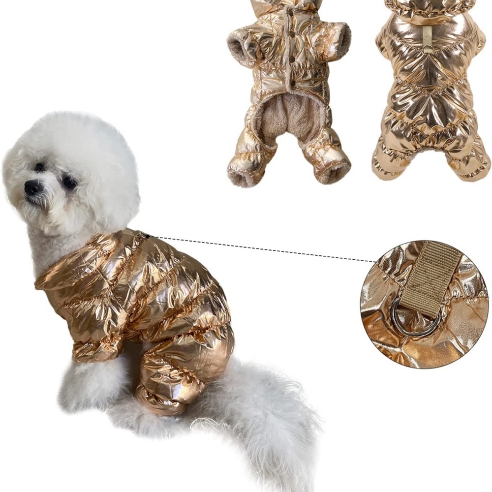 Gold Dog Winter Coat
